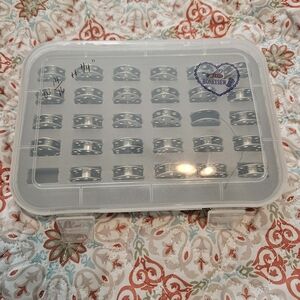 Silver Bobbin Storage Case